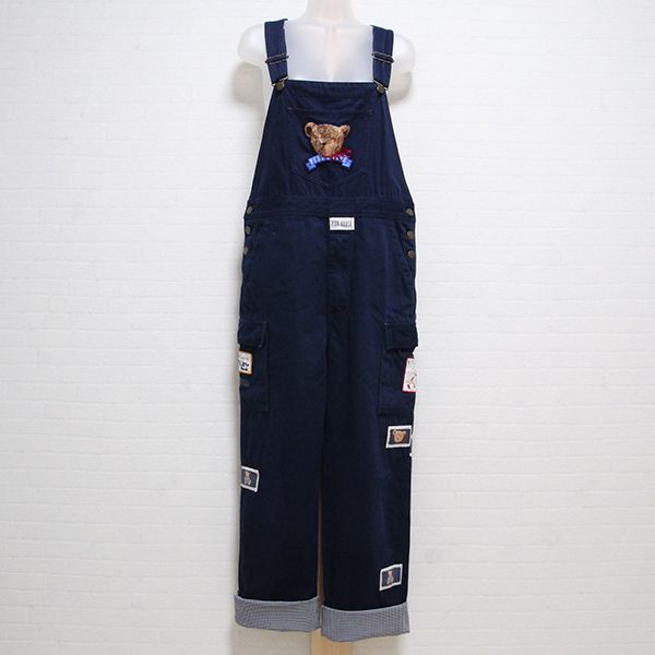 紺顔くまワッペンオーバーオール - ピンクハウス通販｜リサイクル