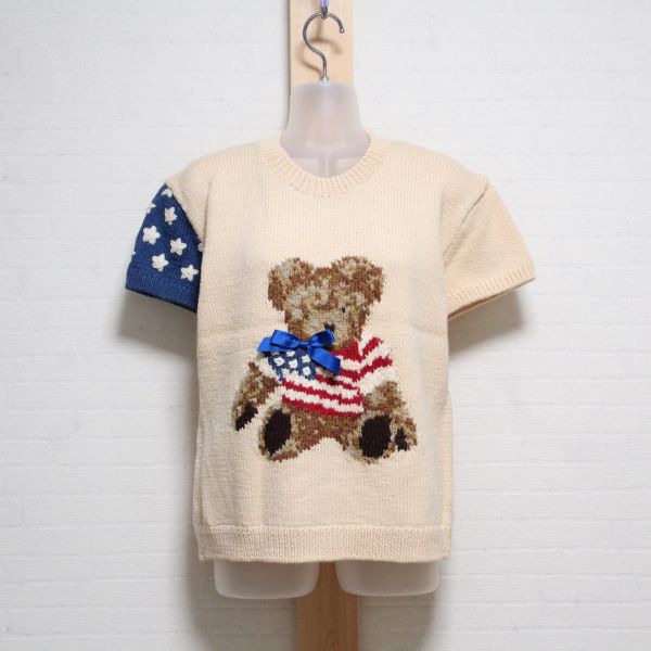 生成星条旗くまセーター - ピンクハウス通販｜リサイクルブティック
