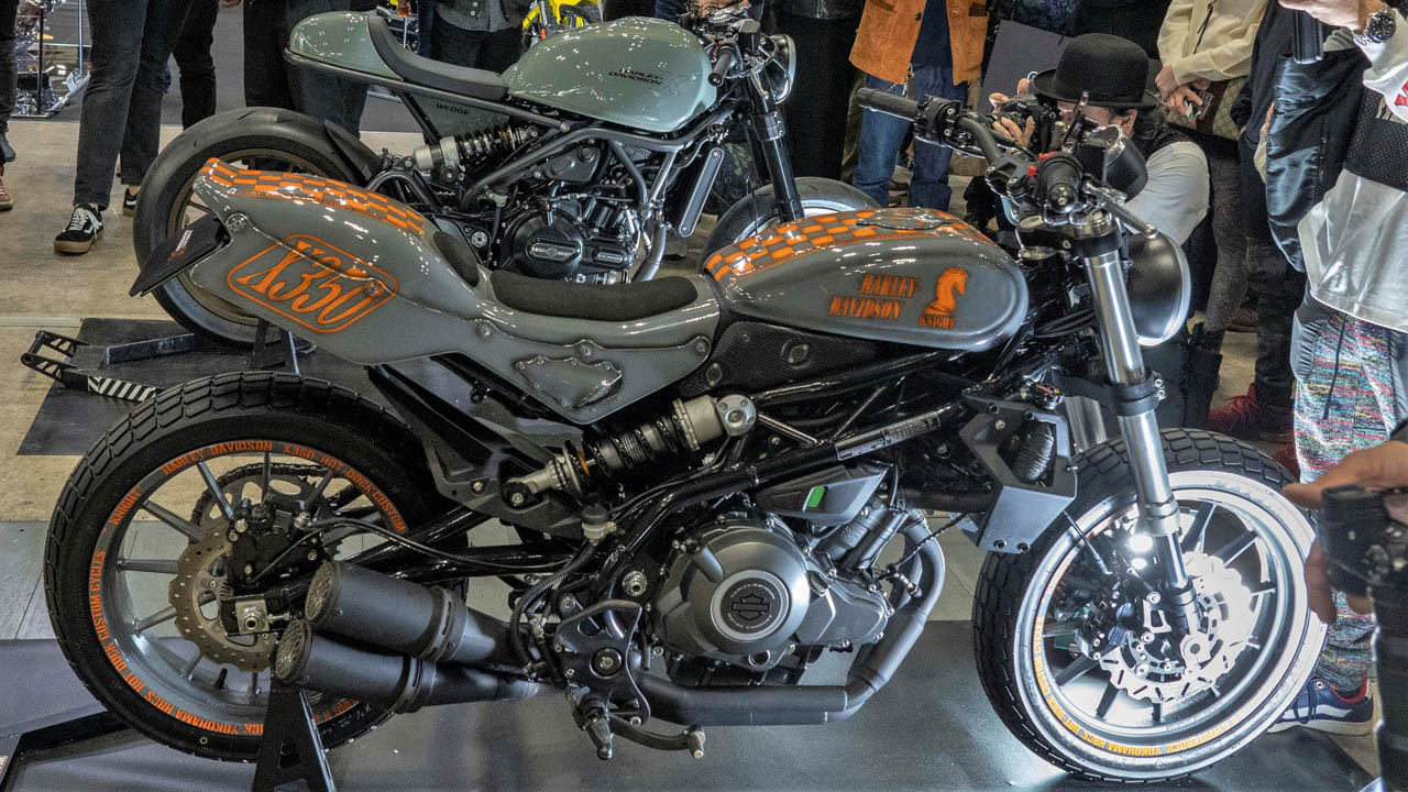 世界初! ハーレーX350＆X500のカスタムが登場!!【YOKOHAMA HOT ROD