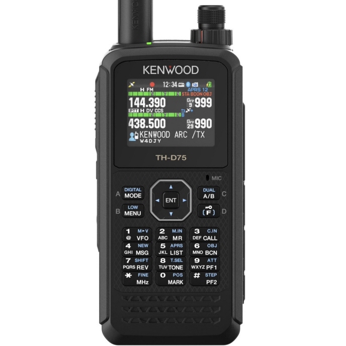 TH-D75受信改造済みモデル □CQオームオリジナル液晶保護シート