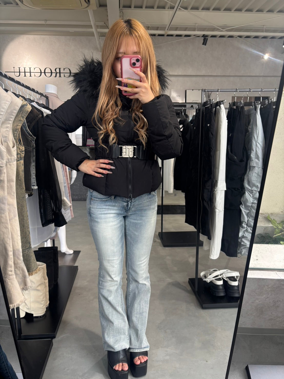 GYDA GYGYベルト付き ショートダウン CO – CROCHU