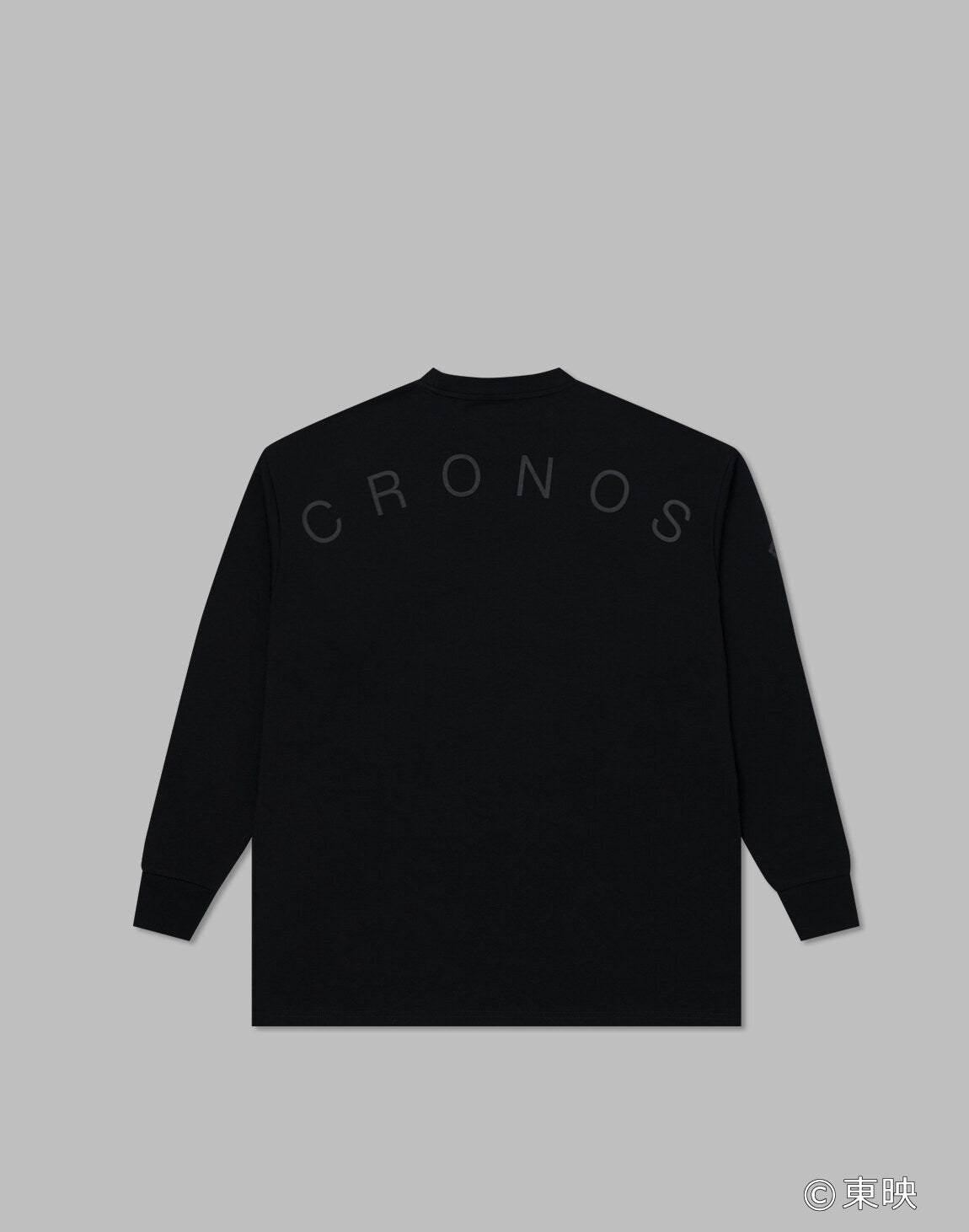 CRONOS BLACK Vネック長袖シャツ 38(M) 黒 CRONOS BLACK ACTIVE FIT