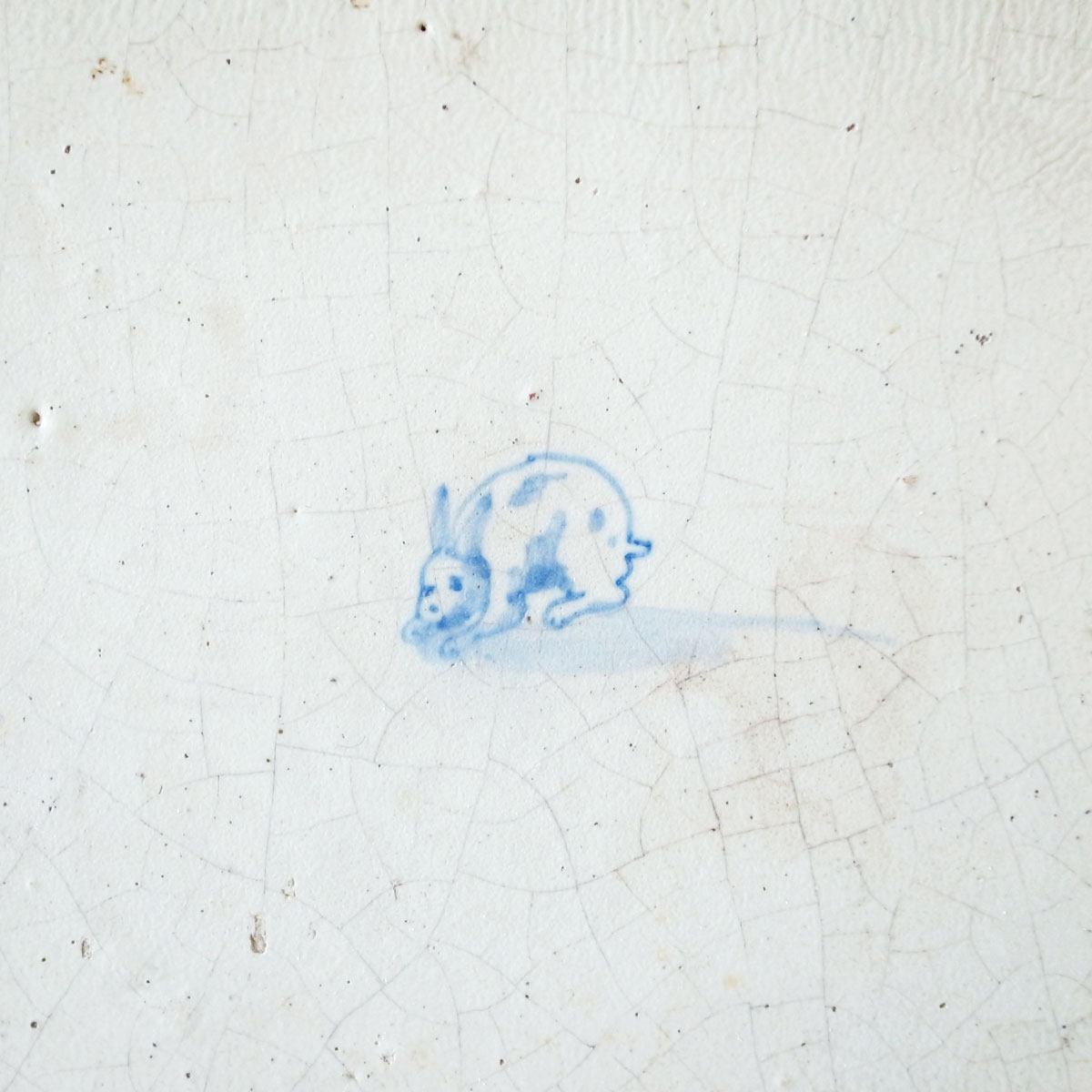 アンティーク 17世紀 デルフトタイル（うさぎ） | アンティーク