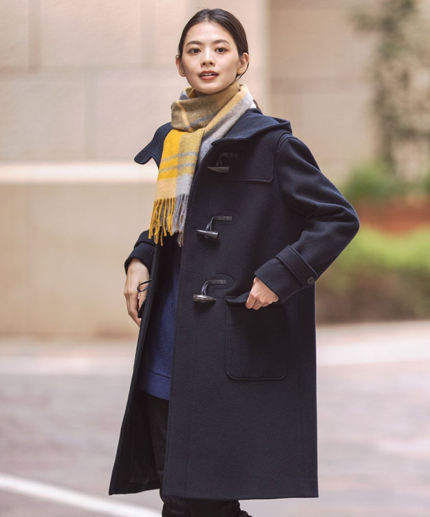 Jackal 140s ソフトメルトン ダッフルコート / J.PRESS LADIES S