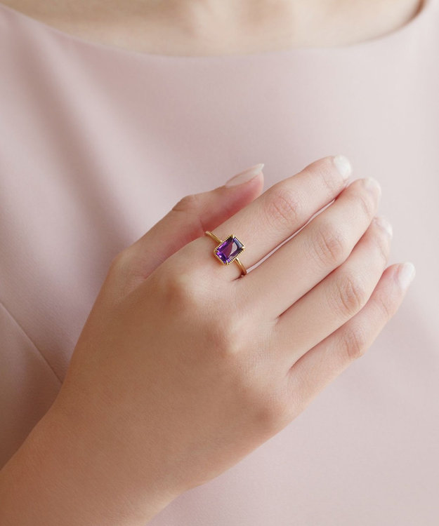 WEB＆数量限定】SCENT OF FLOWER RING K18 イエローゴールド