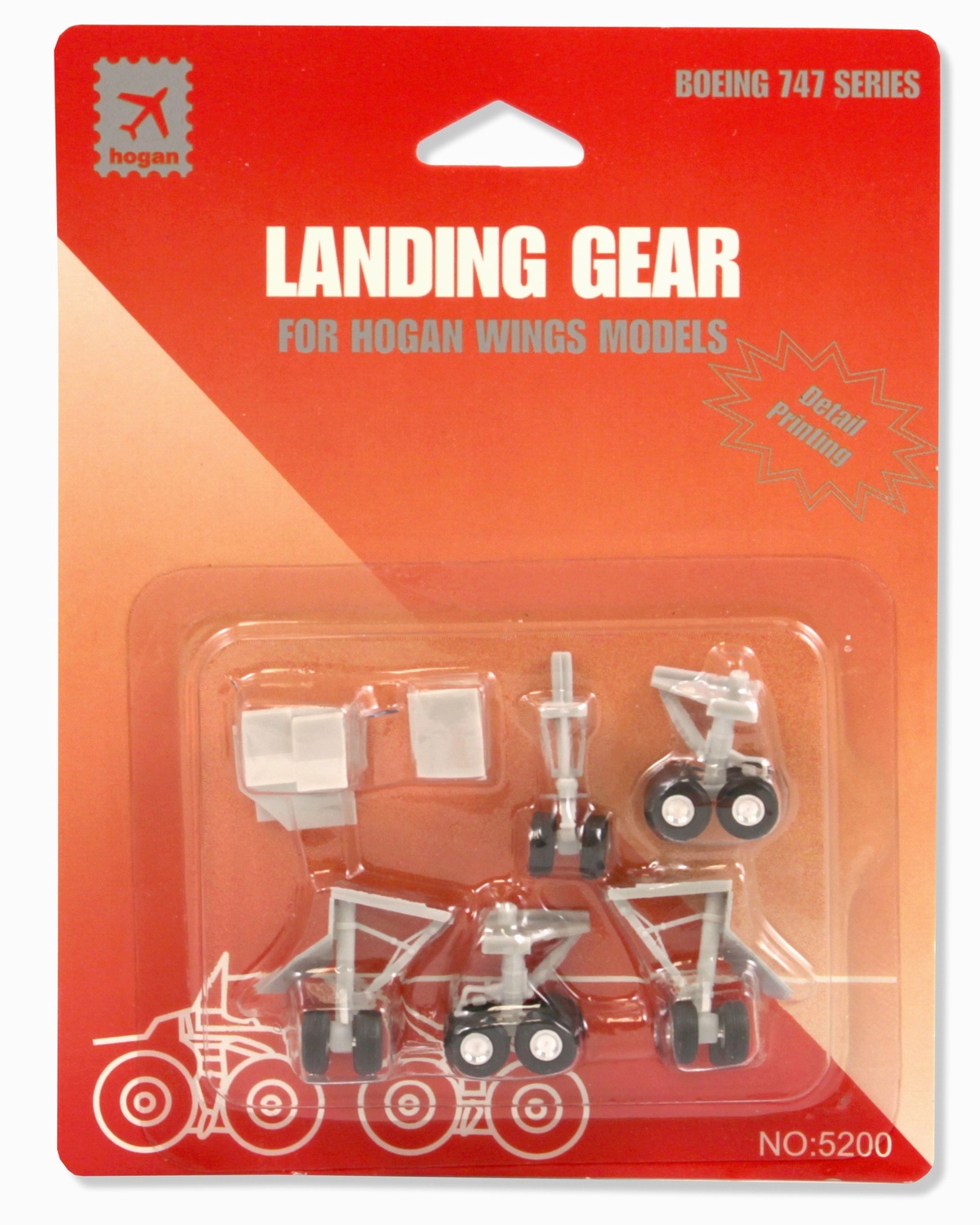 5200R HOGAN B747 用 車輪 ギアセット ゴム製 1:200 お取り寄せ