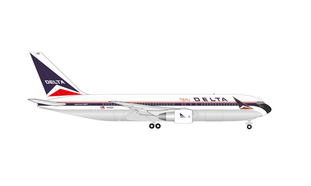 536431 Herpa Delta Air Lines / デルタ航空 B767-200 “Spirit of