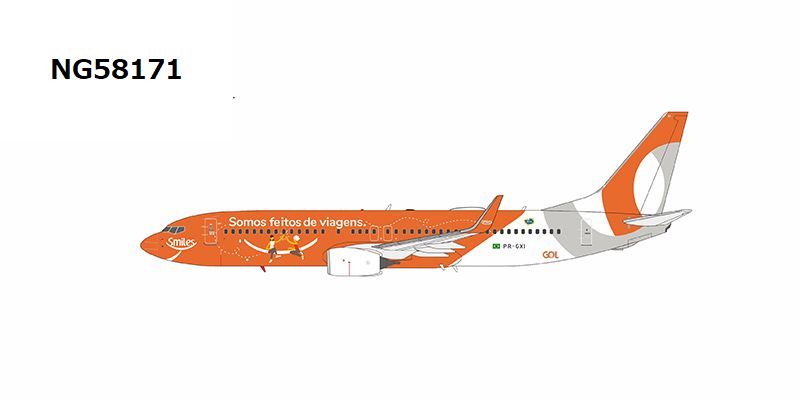 NG58171 NG MODELS GOL Linhas Aereas / ゴル航空 smile cs 737-800/w