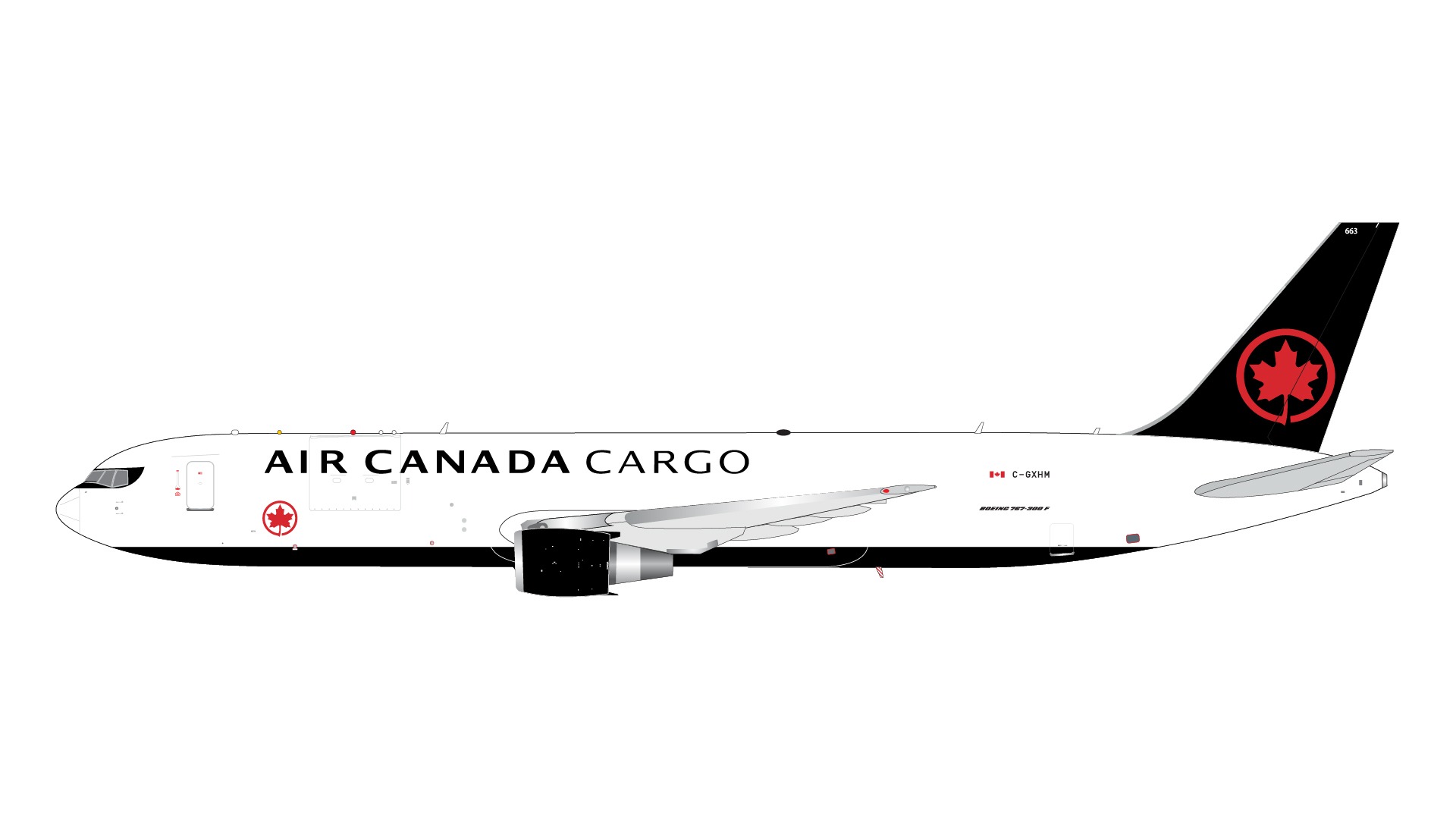G2ACA1269 GEMINI 200 Air Canada Cargo / エアカナダ カーゴ B767