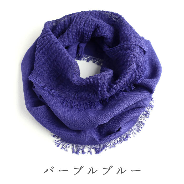 3色】kobooriza 工房織座 綿 100％ NECKABLE フレア スヌード