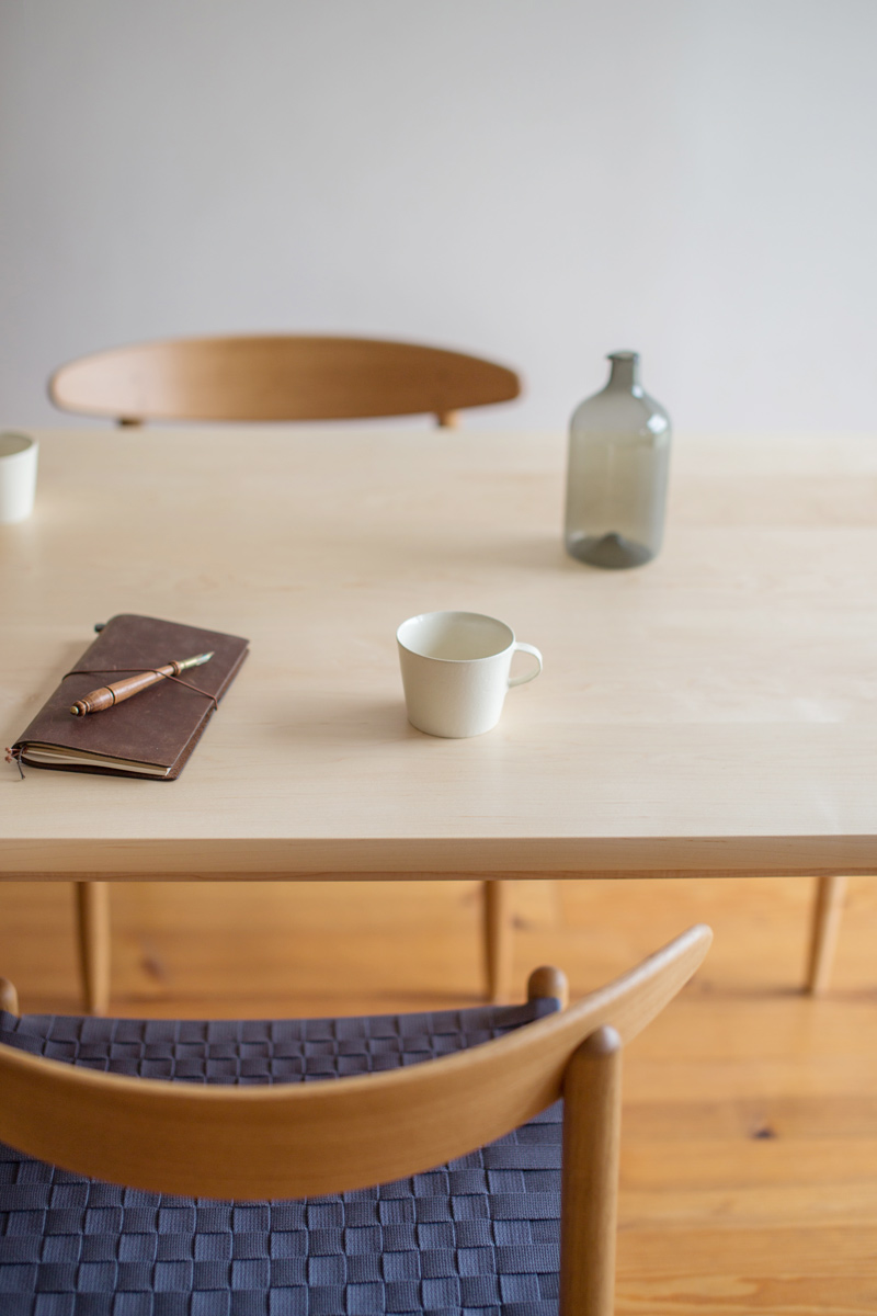 メープルダイニングテーブル5267 ・T-232 家具工房クラポ