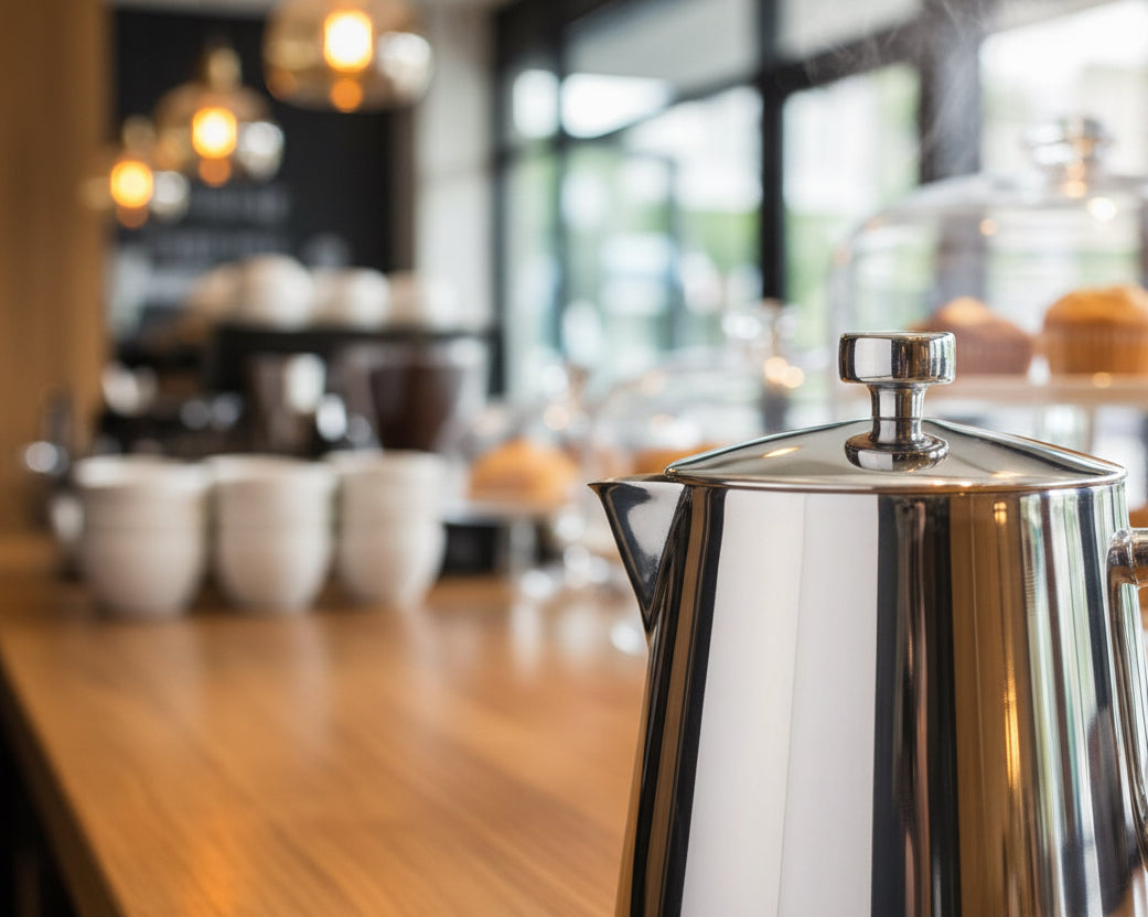 Cuisinox Roma Mirror Stainless Steel Induction Stovetop Moka Espresso