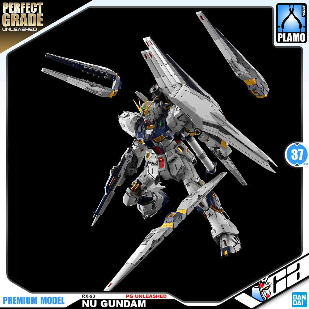 Bandai® Perfect Grade Unleashed PG RX-93 Nu Gundam : Inspired by