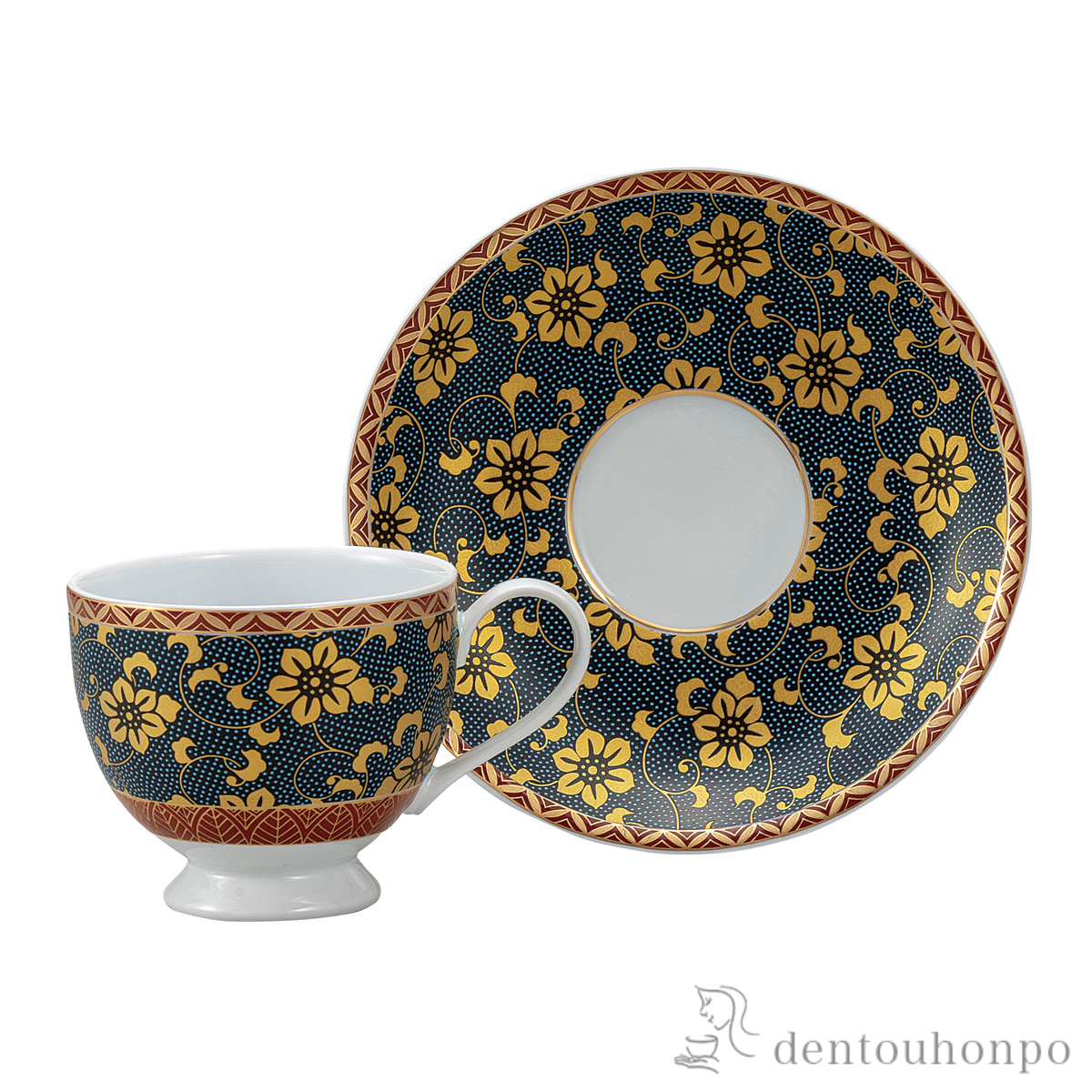 送料無料】 カップ＆ソーサー 青粒鉄仙 / セット ソーサー ティー