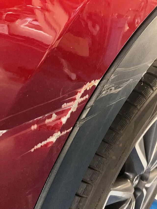 マツダCX-5 バンパー ドア 擦り傷修理│堺市 板金塗装