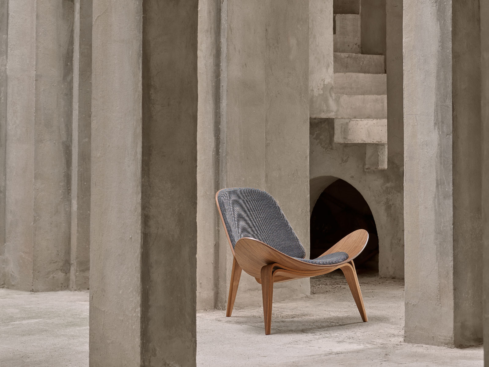 CH07 シェルチェア オーク オイルフィニッシュ THOR301（ブラック