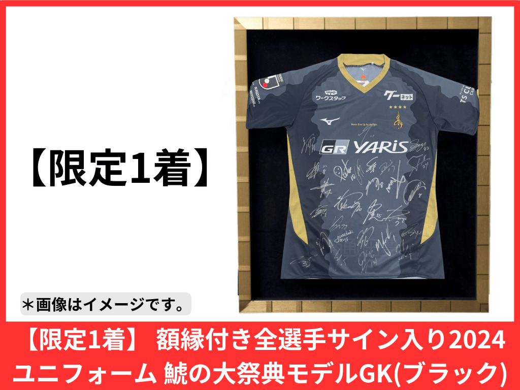 限定1着】 額縁付き全選手サイン入り2024ユニフォーム