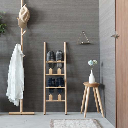 旭川家具 cosine コサイン リーフラック 国産クラフト 木製 スリッパ