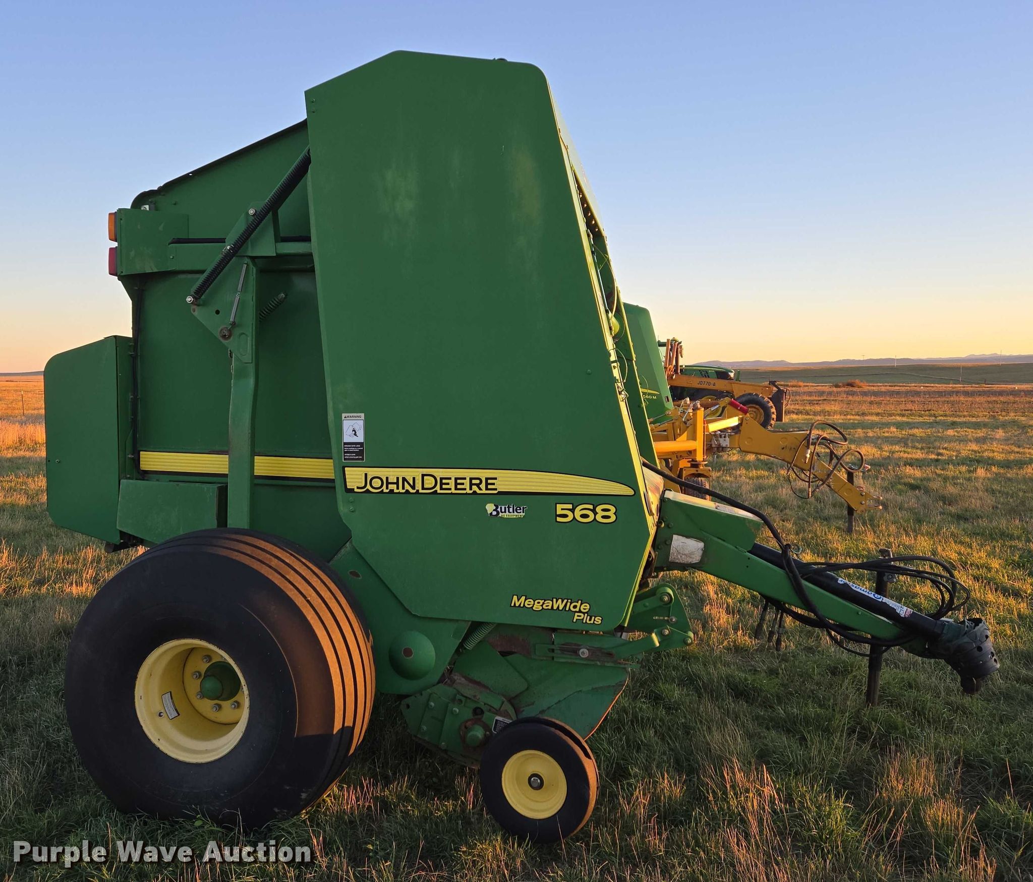John Deere 568 Mega Wide Plus round baler in Sturgis, SD | Item