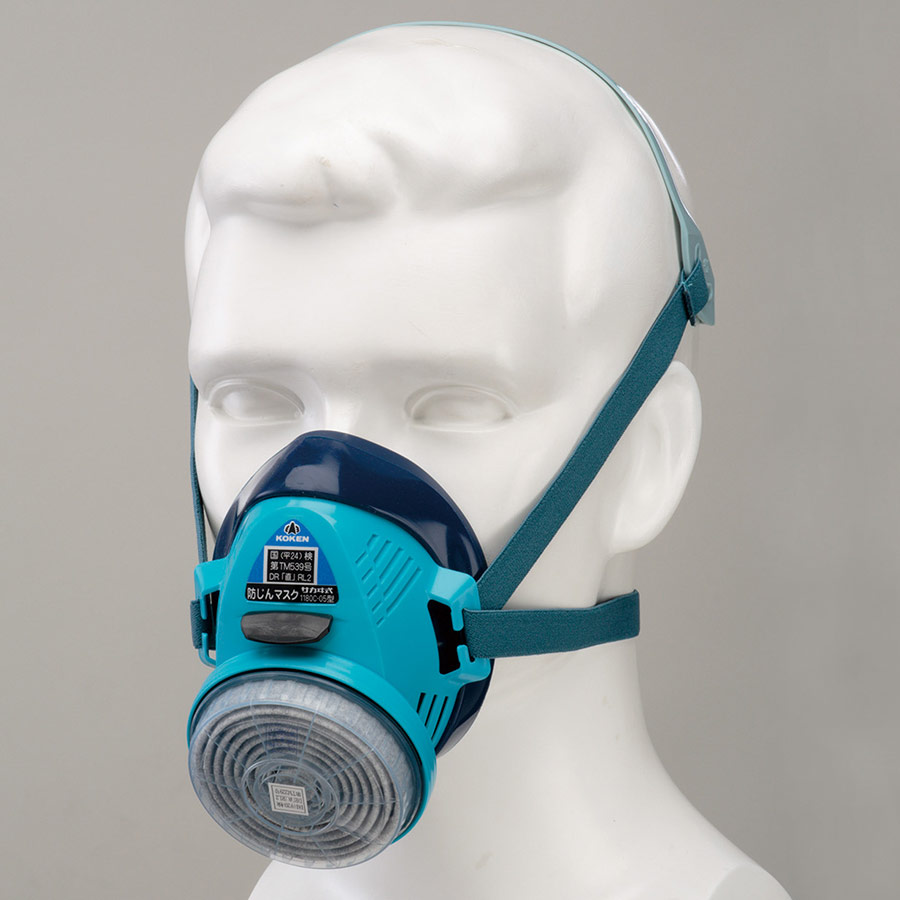 フィルター取替式 防じんマスク 1180C フィットチェッカー内蔵