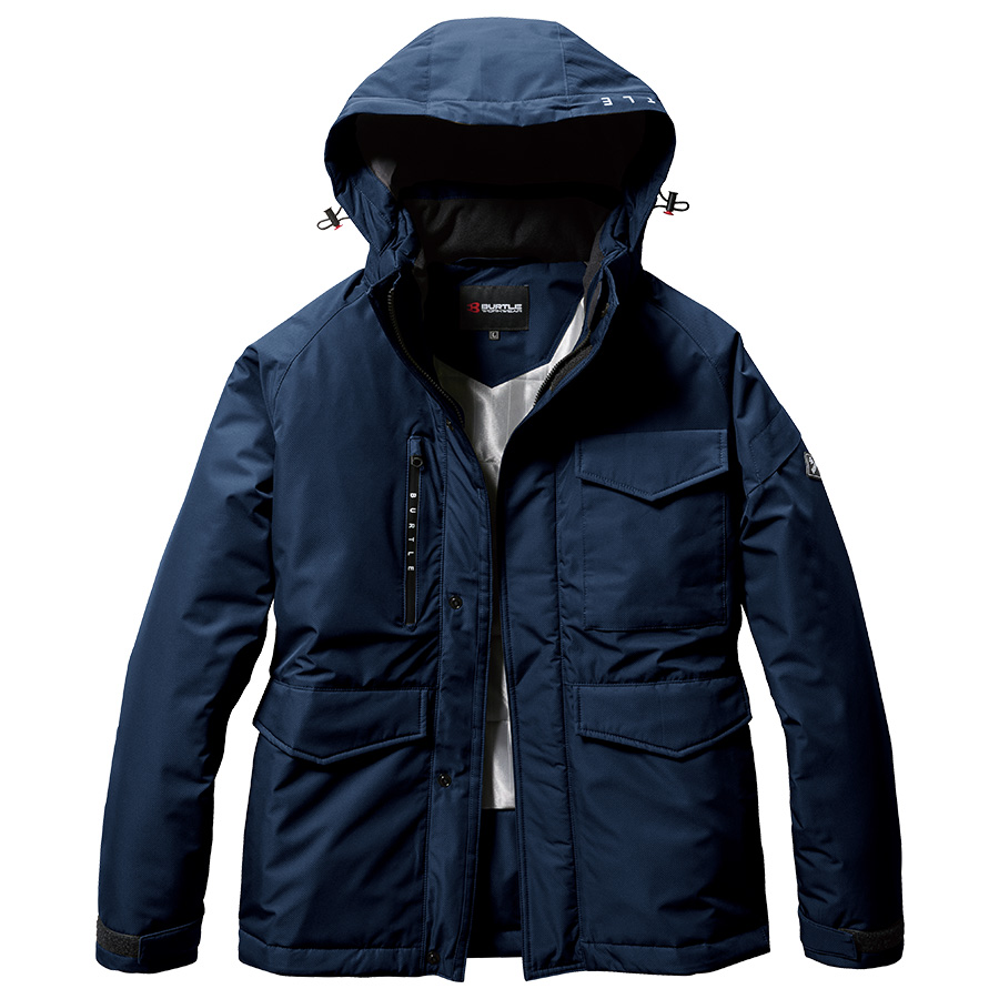 防水防寒ジャケット ユニセックス 7620－3 ネイビー （3XL