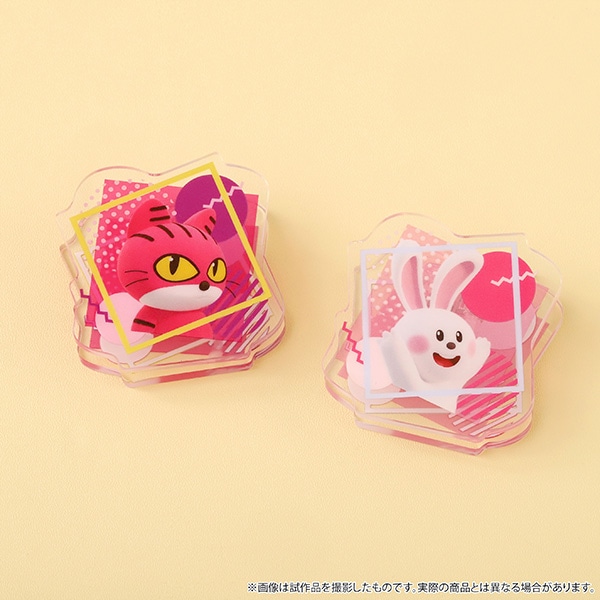 たべっ子どうぶつ THE MOVIE アクリルクリップセット／Cねこちゃん