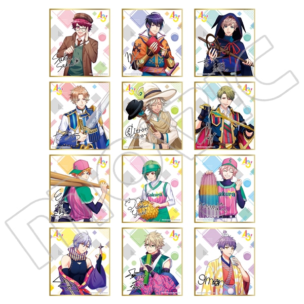 A3! ミニ色紙コレクション vol.8 春組&夏組: キャラグッズ｜ムービック