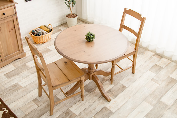 g1928]BarnyラウンドダイニングテーブルW90 ダイニングテーブル | 家具