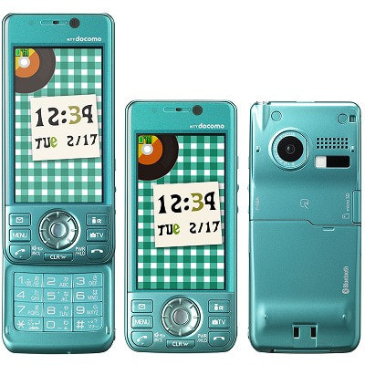 docomo STYLE series P-02A エメラルドグリーン|中古ガラケー格安販売