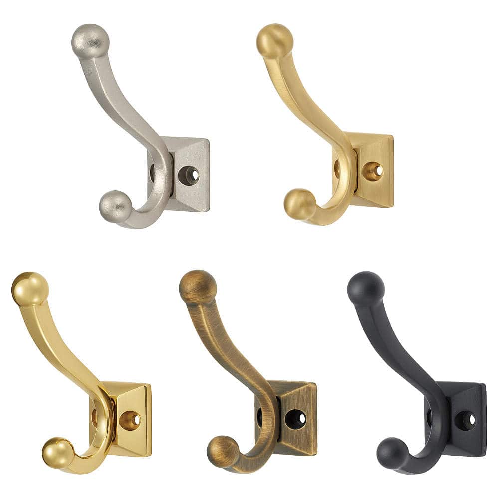 真鍮玉付ダブルフック PXB-BN05型 【スガツネ工業】