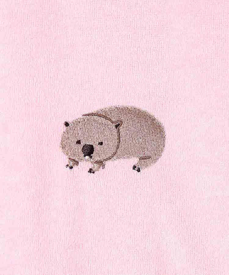 どうぶつ刺繍パイルルームウェア上下セット ルームウェア パジャマ