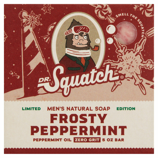 Dr. Squatch Frosty Peppermint Men's Natural Soap Same-Day Delivery