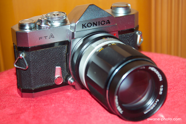 コニカの一眼レフカメラはシャッター速度優先AE～撮影日記