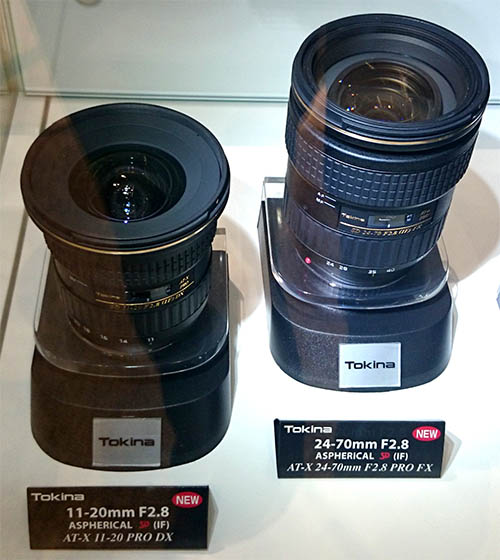 トキナーがフォトキナでAPS-C用の11-20mm F2.8とフルサイズ用の24-70mm