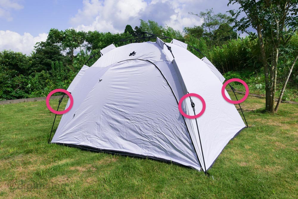 レビュー】ロゴスのワンタッチテントQ-TOPがおすすめソーラーブロック