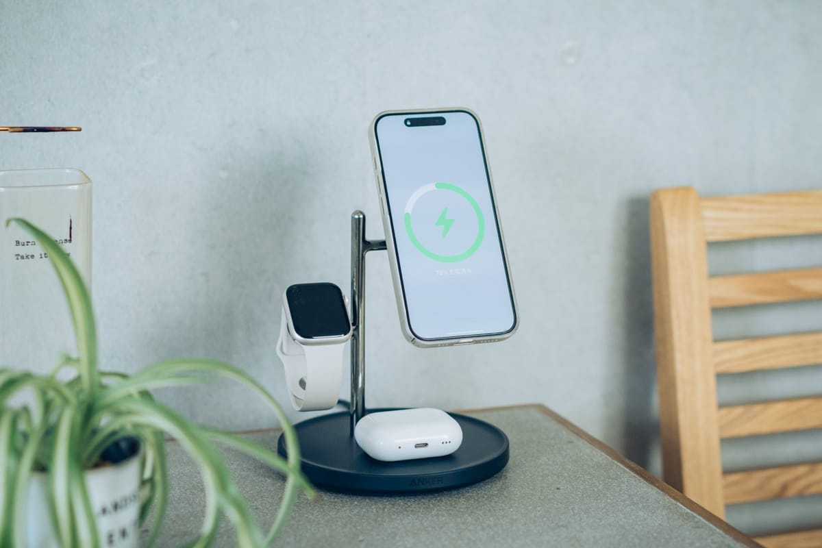 Qi2対応のお洒落な3in1充電スタンド！Anker MagGo Wireless Charging