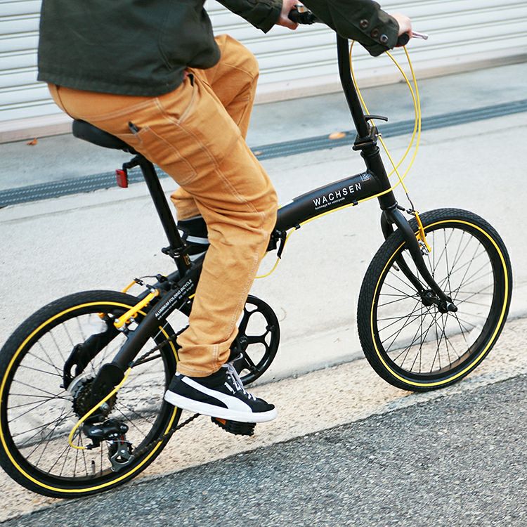 BA-100 WACHSEN(ヴァクセン) 20インチアルミ折りたたみ 自転車6段変速