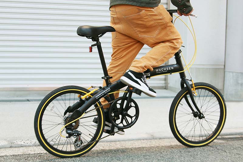 BA-100 WACHSEN(ヴァクセン) 20インチアルミ折りたたみ 自転車6段変速