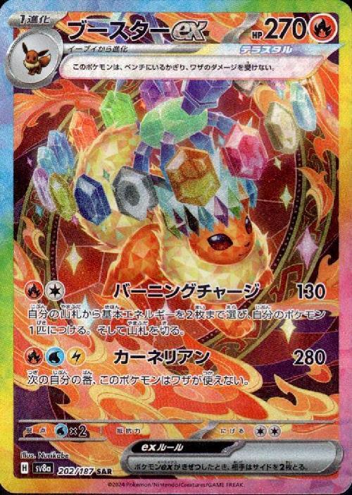 ブースターex(202/187 SAR) | SAR | ドラゴンスター | ポケモンカード