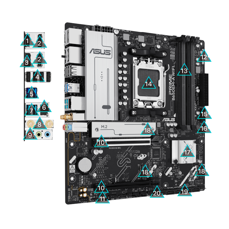 PRIME B650EM-A WIFI｜マザーボード｜ASUS 日本