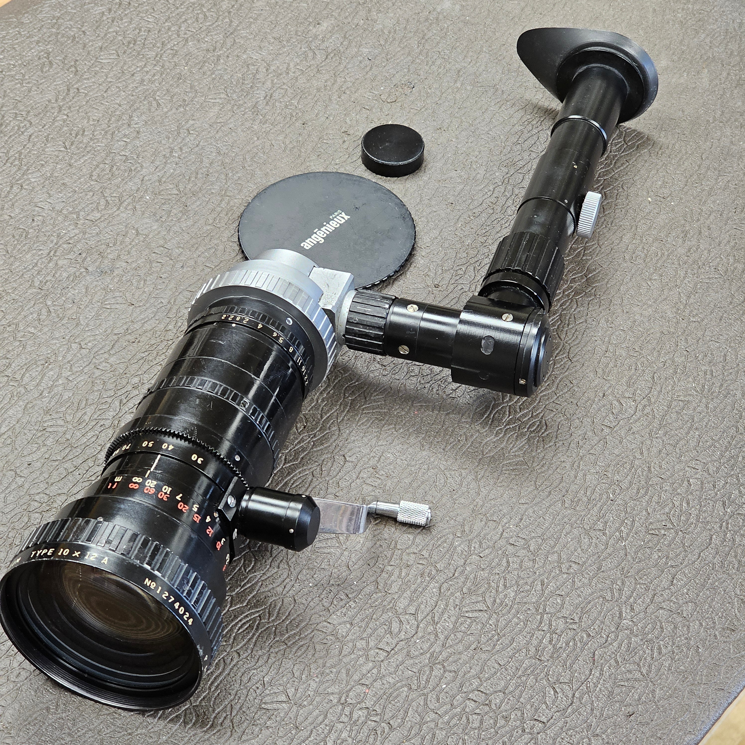 Angenieux 12-120mm T2.8 Type 10 x 12A C-Mount Zoom lens with