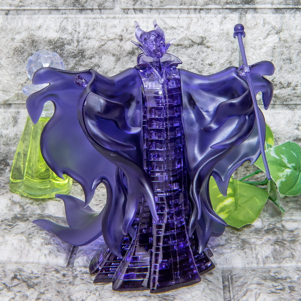 マレフィセント＆オーロラ姫の立体パズル！ハナヤマ「クリスタル