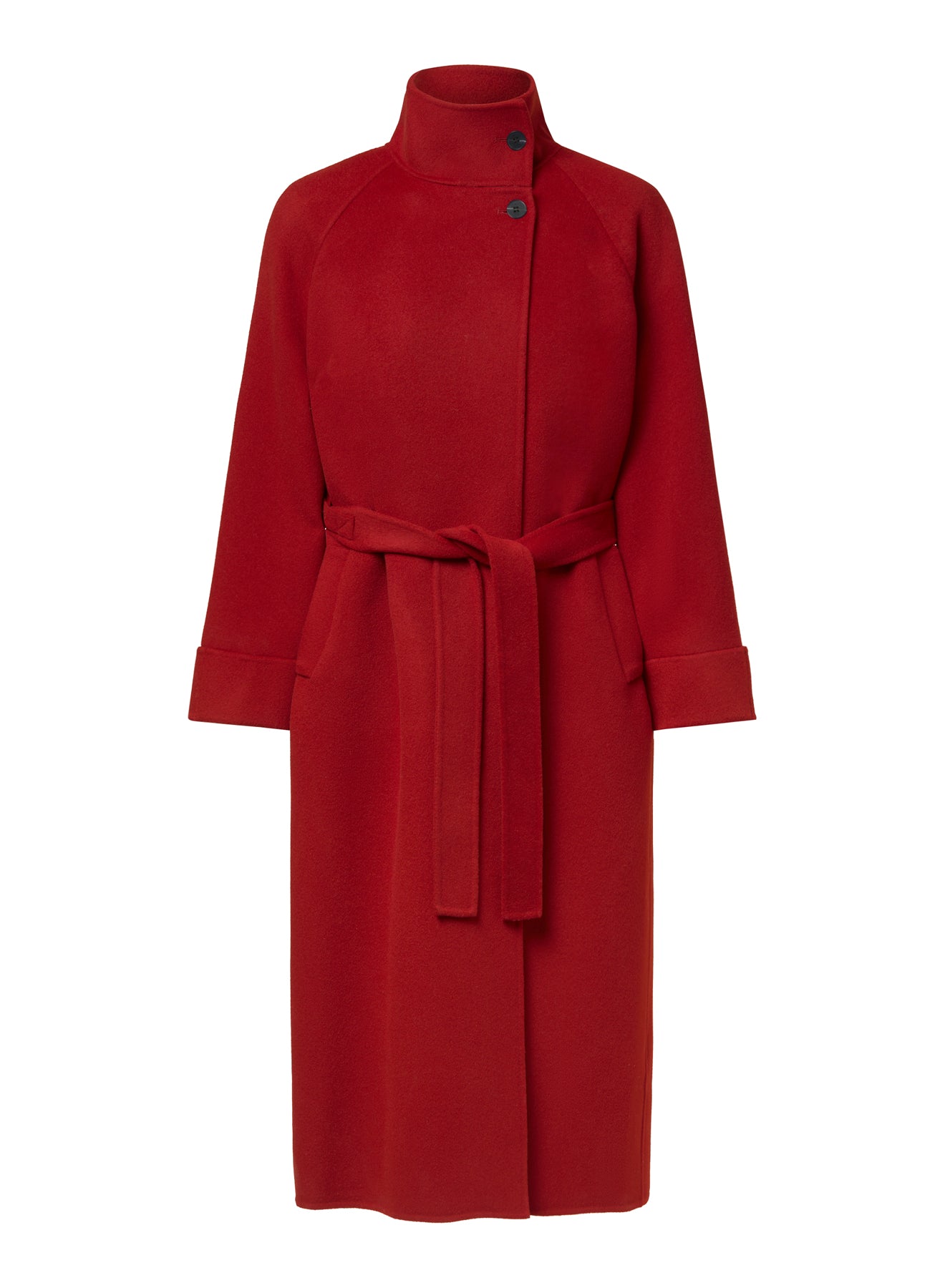 RED LORA COAT FOR WOMEN | ECOALF