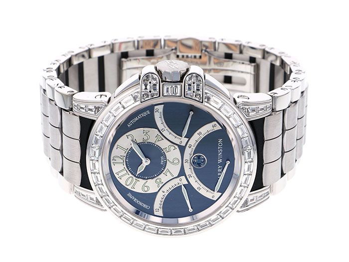 未使用] ハリー・ウィンストン オーシャン クロノグラフ トリ