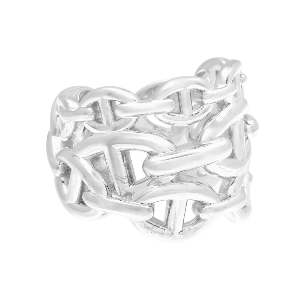 未使用] エルメス シェーヌダンクル アンシェネ GM H109506B リング