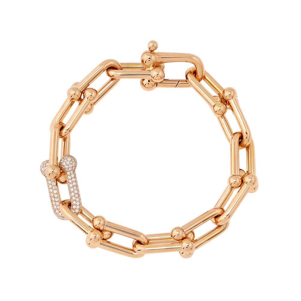 中古] ティファニー ハードウェア ラージリンク ブレスレット ラージ