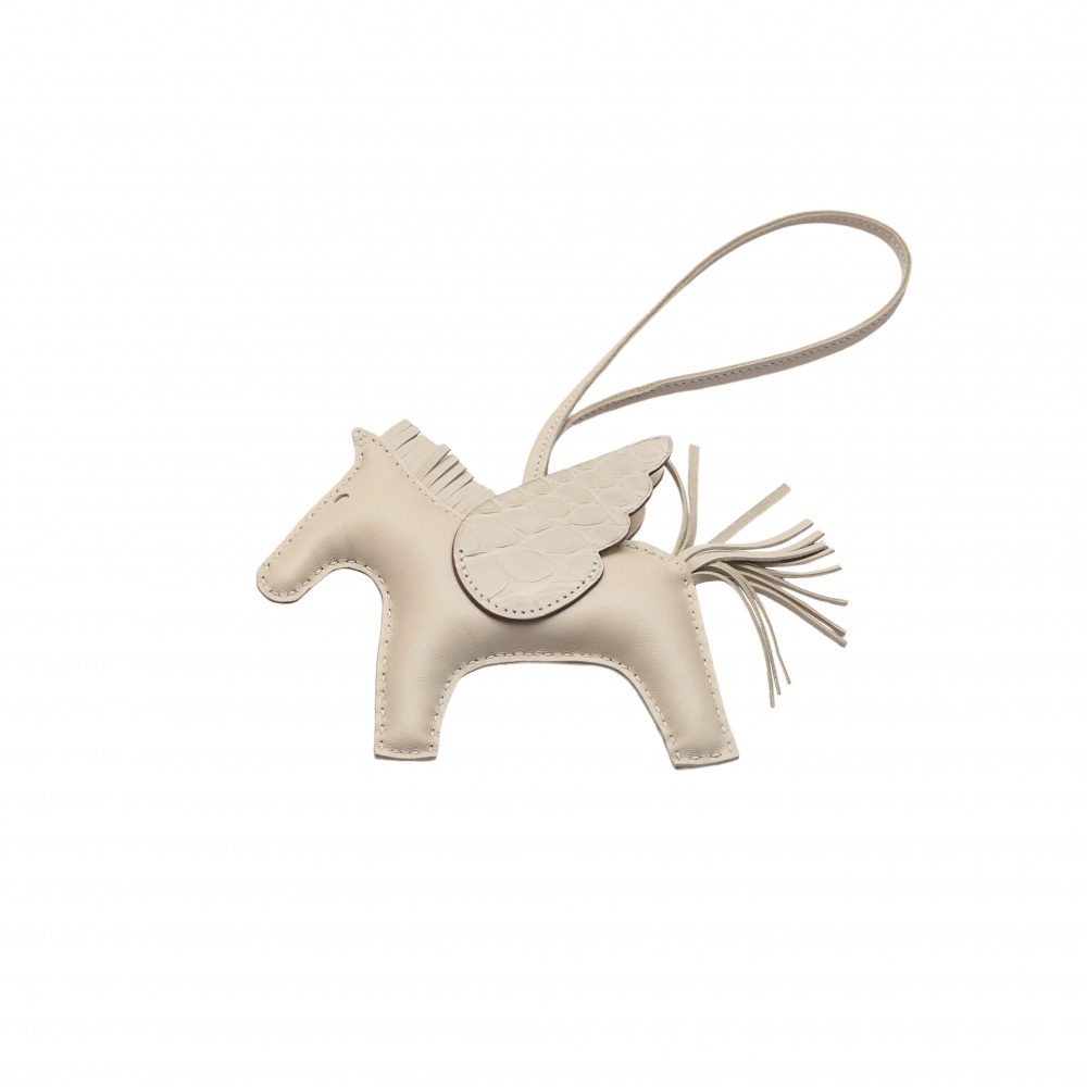 未使用] エルメス ロデオ (ペガサス)チャーム タッチ MM クレ