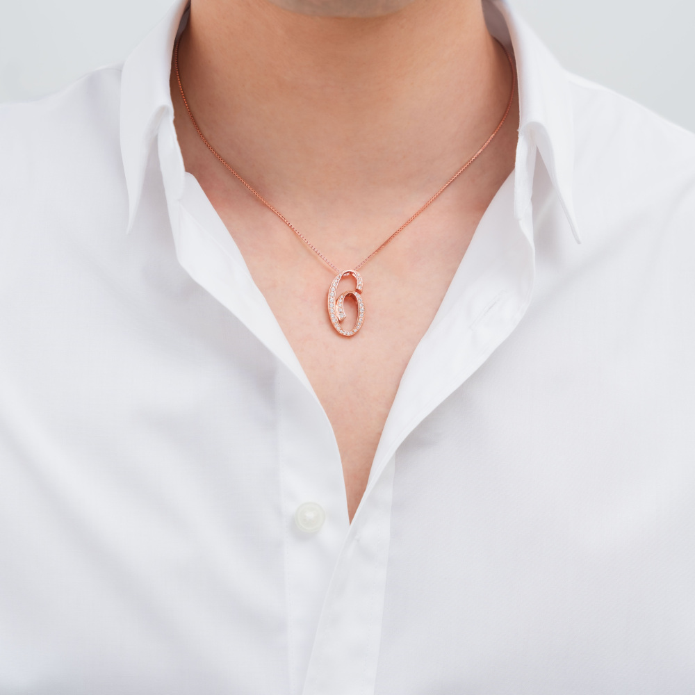 新品] ユキザキ ノンブル ナンバーペンダントトップ【6】Mサイズ【正規