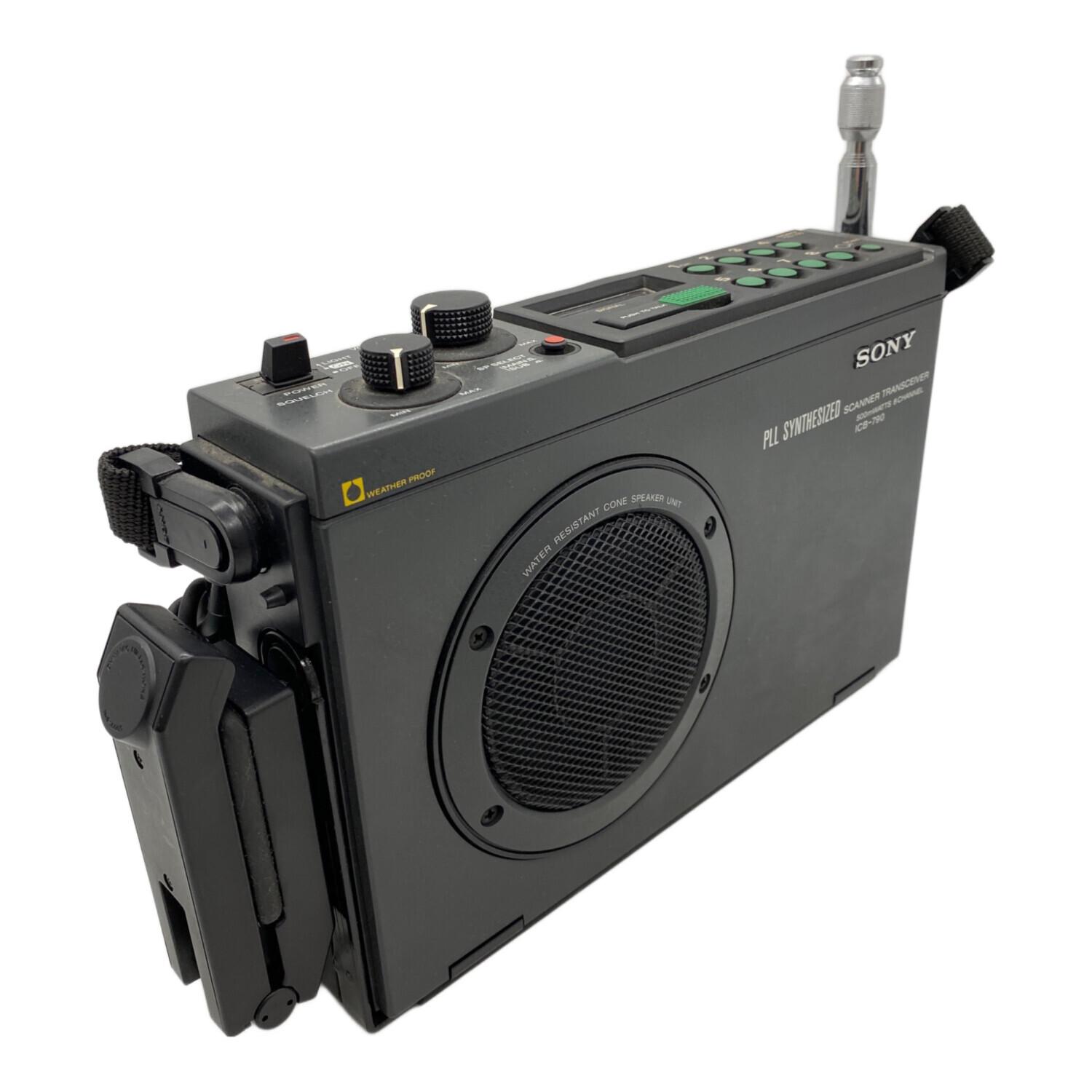 SONY (ソニー) トランシーバー ICB-790・現状販売品・通電確認のみ 技