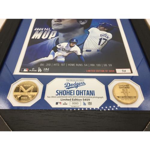 ドジャース大谷翔平選手 2024年 AL MVP 受賞記念 ダブルコインフォト